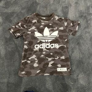 Bape X Addidas tee shirt.